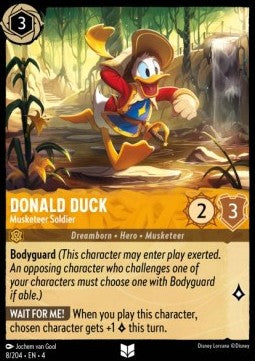Donald Duck - Musketeer Soldier⁣ - Ursula's Return⁣ (Uncommon)⁣ [8]