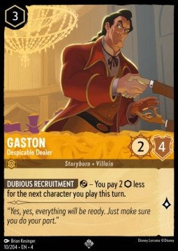 Gaston - Despicable Dealer⁣ - Ursula's Return⁣ (Super Rare)⁣ [10]