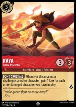 Raya - Fierce Protector⁣ - Ursula's Return⁣ (Super Rare)⁣ [121]