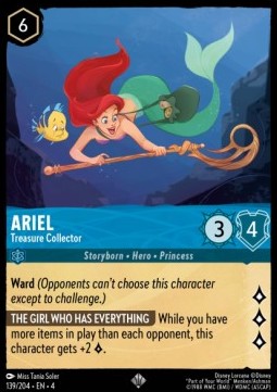 Ariel - Treasure Collector⁣ - Ursula's Return⁣ (Super Rare)⁣ [139]