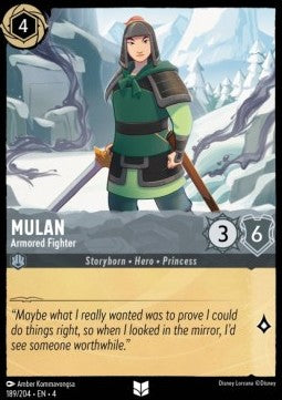 Mulan - Armored Fighter⁣ - Ursula's Return⁣ (Uncommon)⁣ [189]