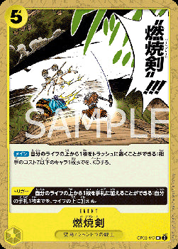 Burn Blade (OP08-117)⁣ - Two Legends (Non-English)⁣ (Uncommon)⁣ [117]