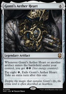 Gonti's Aether Heart⁣ - Commander: Modern Horizons 3⁣ (Mythic)⁣ [294]