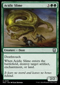 Acidic Slime⁣ - Commander: Modern Horizons 3⁣ (Uncommon)⁣ [218]
