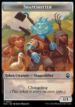 Shapeshifter Token (C 1/1) // Copy Token (V.1)⁣ - Modern Horizons 3: Tokens⁣ (Token)⁣ [CT 4/1]