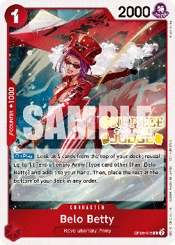 Belo Betty (OP05-015) - Judge Promos (Rare) [JDG-OP05-015]