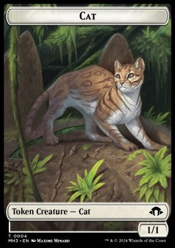 Cat Token (W 1/1) // Phyrexian Germ Token (B 0/0) - Modern Horizons 3: Tokens (Token) [TMH3-T 4/16]