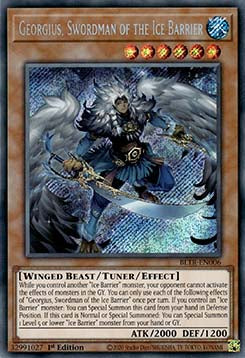 Georgius, Swordman of the Ice Barrier⁣ - Battles of Legend: Terminal Revenge⁣ (Secret Rare)⁣ [006]