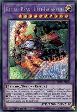 Ritual Beast Ulti-Gaiapelio - Battles of Legend: Terminal Revenge (Secret Rare) [BLTR-086]