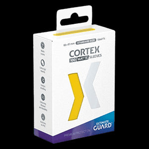 100 Ultimate Guard Cortex Matte Sleeves (Yellow)