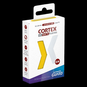 60 Small Ultimate Guard Cortex Matte Sleeves (Yellow)