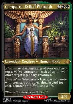 Cleopatra, Exiled Pharaoh (V.2) - Universes Beyond: Assassin's Creed: Extras (Mythic) [XACR-233]