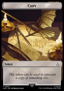 Copy Token // Assassin Token (C 1/1) - Universes Beyond: Assassin's Creed: Tokens (Token) [TACR-T 1/4]