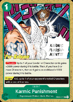 Karmic Punishment (OP07-035)⁣ - Promos: 500 Years into the Future⁣ (Common)⁣ [035]