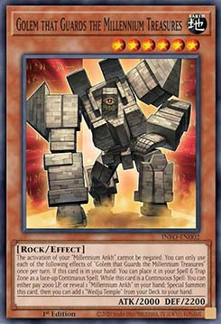 Golem that Guards the Millennium Treasures⁣ - The Infinite Forbidden⁣ (Common)⁣ [002]