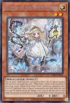 Elzette of the White Forest (V.1 - Secret Rare)⁣ - The Infinite Forbidden⁣ (Secret Rare)⁣ [014]