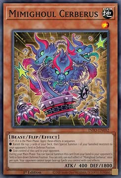 Mimighoul Cerberus⁣ - The Infinite Forbidden⁣ (Super Rare)⁣ [092]