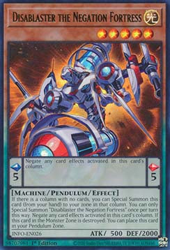 Disablaster the Negation Fortress (V.1 - Ultra Rare)⁣ - The Infinite Forbidden⁣ (Ultra Rare)⁣ [026]