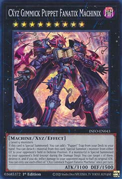 CXyz Gimmick Puppet Fanatix Machinix⁣ - The Infinite Forbidden⁣ (Super Rare)⁣ [043]