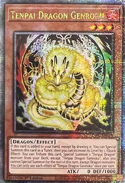 Tenpai Dragon Genroku (V.2 - Quarter Century Secret Rare)⁣ - The Infinite Forbidden⁣ (Quarter Century Secret Rare)⁣ [019]