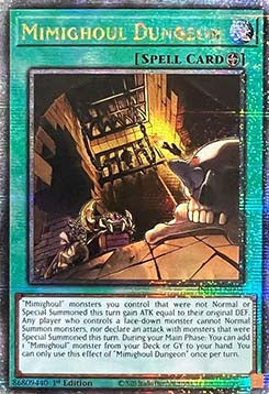 Mimighoul Dungeon (V.2 - Quarter Century Secret Rare)⁣ - The Infinite Forbidden⁣ (Quarter Century Secret Rare)⁣ [094]