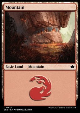 Mountain (V.1)⁣ - Bloomburrow: Extras⁣ (Land)⁣ [375]
