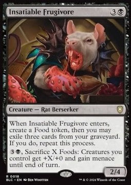 Insatiable Frugivore⁣ - Commander: Bloomburrow⁣ (Rare)⁣ [18]