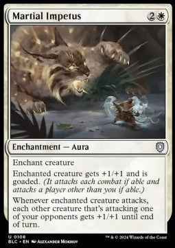 Martial Impetus⁣ - Commander: Bloomburrow⁣ (Uncommon)⁣ [108]