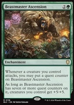 Beastmaster Ascension⁣ - Commander: Bloomburrow⁣ (Rare)⁣ [118]