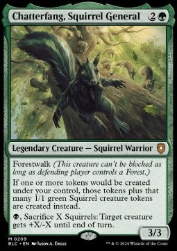 Chatterfang, Squirrel General⁣ - Commander: Bloomburrow⁣ (Mythic)⁣ [209]