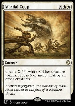 Martial Coup⁣ - Commander: Bloomburrow⁣ (Rare)⁣ [146]