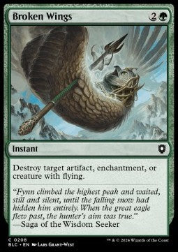 Broken Wings⁣ - Commander: Bloomburrow⁣ (Common)⁣ [208]