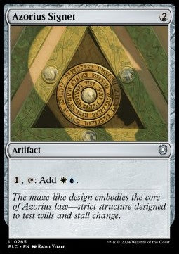 Azorius Signet⁣ - Commander: Bloomburrow⁣ (Uncommon)⁣ [265]