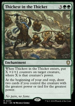 Thickest in the Thicket⁣ - Commander: Bloomburrow⁣ (Rare)⁣ [34]