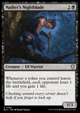 Nadier's Nightblade⁣ - Commander: Bloomburrow⁣ (Uncommon)⁣ [184]