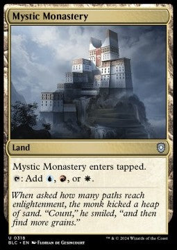Mystic Monastery⁣ - Commander: Bloomburrow⁣ (Uncommon)⁣ [318]