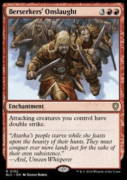 Berserkers' Onslaught⁣ - Commander: Bloomburrow⁣ (Rare)⁣ [192]