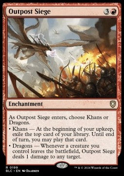 Outpost Siege⁣ - Commander: Bloomburrow⁣ (Rare)⁣ [199]