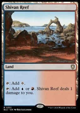 Shivan Reef⁣ - Commander: Bloomburrow⁣ (Rare)⁣ [331]