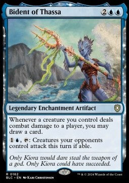 Bident of Thassa⁣ - Commander: Bloomburrow⁣ (Rare)⁣ [162]