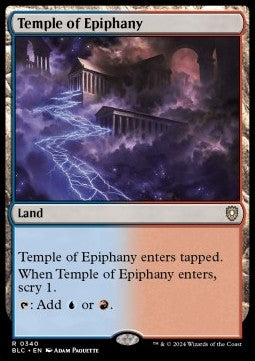 Temple of Epiphany⁣ - Commander: Bloomburrow⁣ (Rare)⁣ [340]