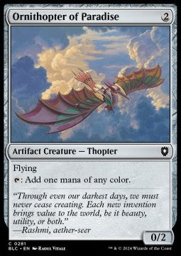 Ornithopter of Paradise⁣ - Commander: Bloomburrow⁣ (Common)⁣ [281]