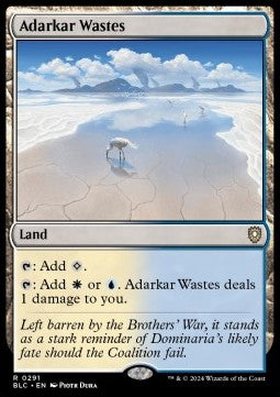 Adarkar Wastes⁣ - Commander: Bloomburrow⁣ (Rare)⁣ [291]