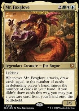 Mr. Foxglove⁣ - Commander: Bloomburrow⁣ (Mythic)⁣ [6]