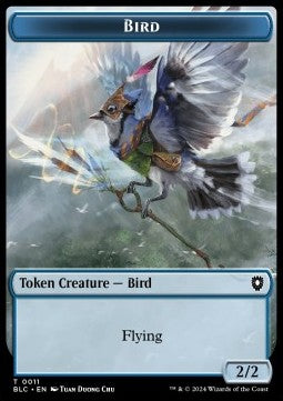 Bird Token (U 2/2) // Shark Token (U 3/3)⁣ - Bloomburrow: Tokens⁣ (Token)⁣ [CT 11/16]