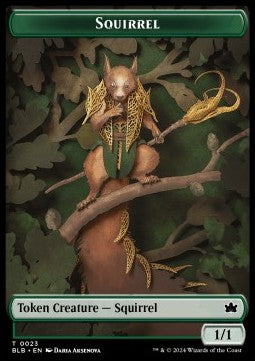 Squirrel Token (G 1/1) // Food Token⁣ - Bloomburrow: Tokens⁣ (Token)⁣ [T 23/27]