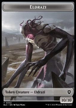 Eldrazi Token (C 10/10) // Clue Token⁣ - Bloomburrow: Tokens⁣ (Token)⁣ [CT 2/37]