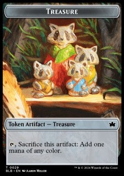 Treasure Token // Cat Token (G 2/2)⁣ - Bloomburrow: Tokens⁣ (Token)⁣ [CT 29/26]