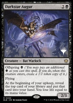 Darkstar Augur (V.2) - Bloomburrow: Promos (Rare) [PBLB-90]