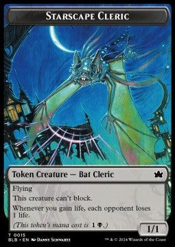 Starscape Cleric Token (B 1/1) // Squirrel Token (G 1/1) - Bloomburrow: Tokens (Token) [TBLB-T 15/23]